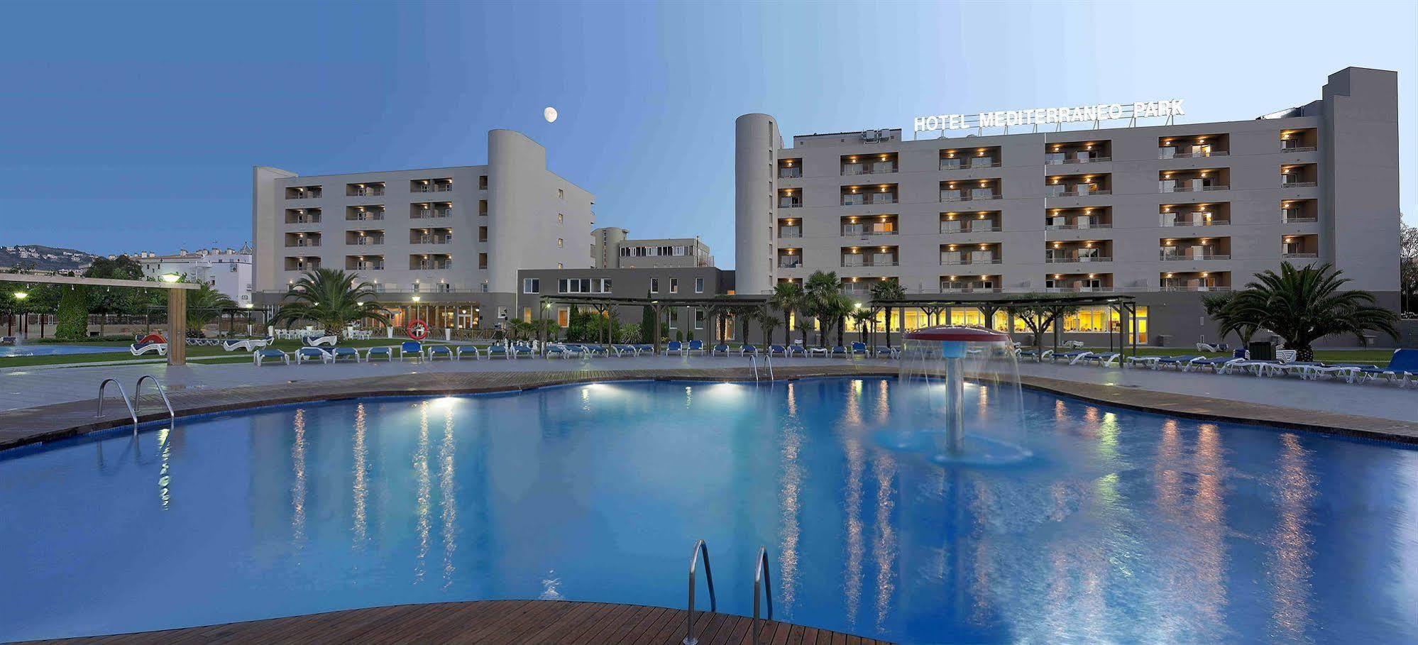 Hotel Spa Mediterraneo Park Roses Exterior foto